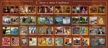 Стенд "Стили и эпохи в живописи" Вариант 1 - fgospostavki.ru - Владивосток