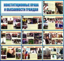 Стенд "Конституционные права и обязанности граждан" - fgospostavki.ru - Владивосток