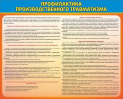 Стенд "Профилактика производственного травматизма" - fgospostavki.ru - Владивосток