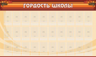 Стенд "Гордость школы" Вариант 2 - fgospostavki.ru - Владивосток